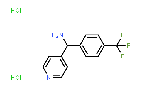 CAS No. 1956322-15-8, Pyridin-4-yl(4-(trifluoromethyl)phenyl)methanamine (hydrochloride)(1:2)
