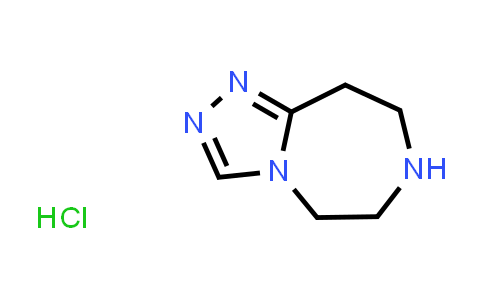 CAS No. 1956322-33-0, 6,7,8,9-Tetrahydro-5H-[1,2,4]triazolo[4,3-d][1,4]diazepine hydrochloride