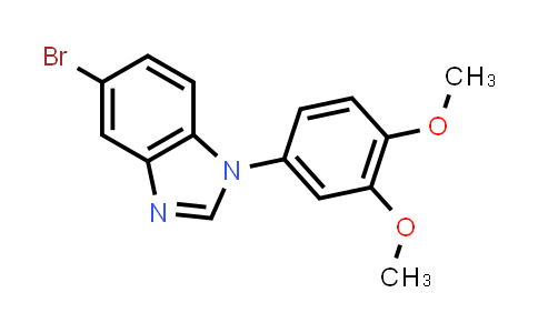 CAS No. 1956323-01-5, 5-Bromo-1-(3,4-dimethoxyphenyl)-1H-benzo[d]imidazole