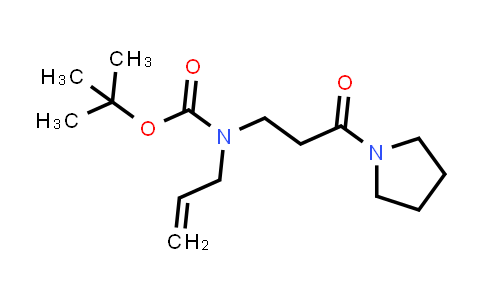 CAS No. 1956324-07-4, Carbamic acid, N-[3-oxo-3-(1-pyrrolidinyl)propyl]-N-2-propen-1-yl-, 1,1-dimethylethyl ester