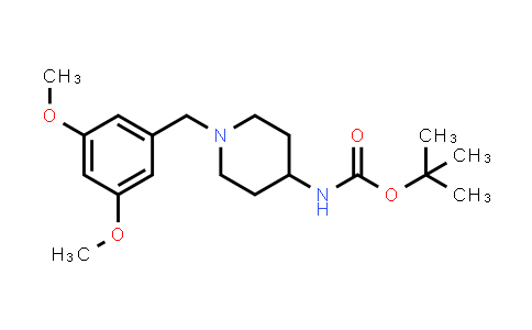 CAS No. 1956324-11-0, Carbamic acid, N-[1-[(3,5-dimethoxyphenyl)methyl]-4-piperidinyl]-, 1,1-dimethylethyl ester