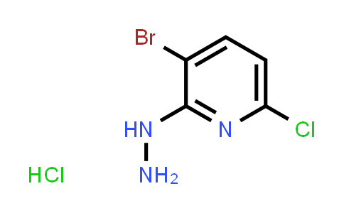 CAS No. 1956324-32-5, Pyridine, 3-bromo-6-chloro-2-hydrazinyl-, hydrochloride (1:1)
