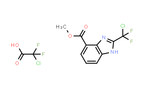 CAS No. 1956328-52-1, Methyl 2-(chlorodifluoromethyl)-1H-benzo[d]imidazole-4-carboxylate 2-chloro-2,2-difluoroacetate