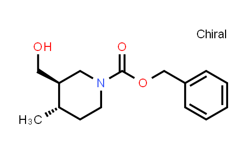 CAS No. 1956335-02-6, (3R,4S)-Benzyl 3-(hydroxymethyl)-4-methylpiperidine-1-carboxylate