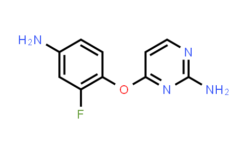 CAS No. 1956354-83-8, 2-Pyrimidinamine, 4-(4-amino-2-fluorophenoxy)-