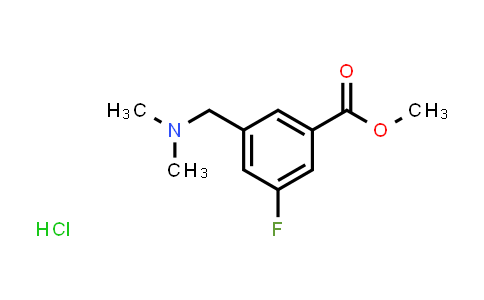 CAS No. 1956354-84-9, Benzoic acid, 3-[(dimethylamino)methyl]-5-fluoro-, methyl ester, hydrochloride (1:1)
