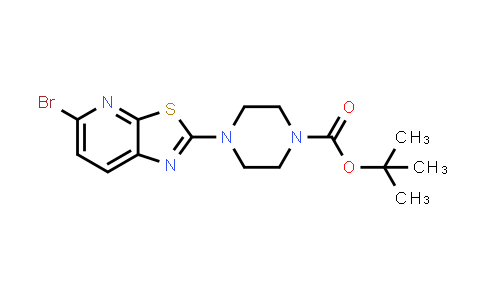 CAS No. 1956354-88-3, 1-Piperazinecarboxylic acid, 4-(5-bromothiazolo[5,4-b]pyridin-2-yl)-, 1,1-dimethylethyl ester