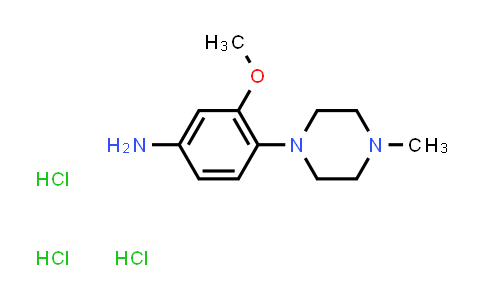CAS No. 1956355-33-1, 3-Methoxy-4-(4-methylpiperazin-1-yl)aniline trihydrochloride