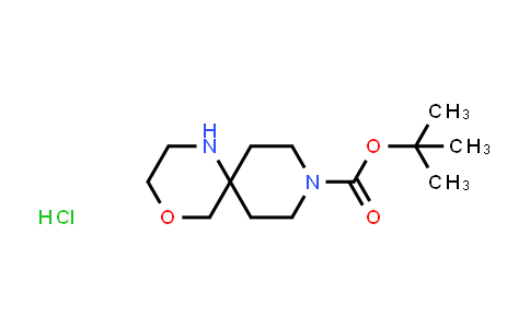 CAS No. 1956355-35-3, 4-Oxa-1,9-diazaspiro[5.5]undecane-9-carboxylic acid, 1,1-dimethylethyl ester, hydrochloride (1:1)