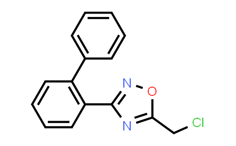 CAS No. 1956356-00-5, 3-([1,1'-Biphenyl]-2-yl)-5-(chloromethyl)-1,2,4-oxadiazole