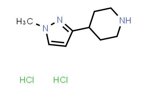 CAS No. 1956356-29-8, 4-(1-methyl-1H-pyrazol-3-yl)piperidine dihydrochloride