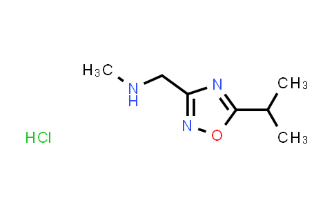 CAS No. 1956356-37-8, 1,2,4-Oxadiazole-3-methanamine, N-methyl-5-(1-methylethyl)-, hydrochloride (1:1)