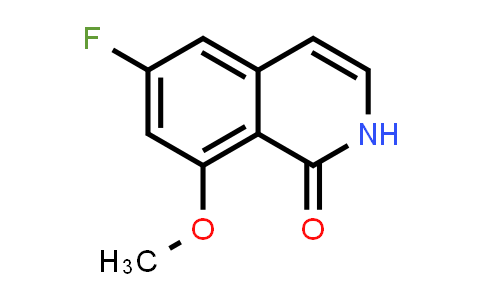 CAS No. 1956364-42-3, 1(2H)-Isoquinolinone, 6-fluoro-8-methoxy-