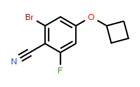 CAS No. 1956364-60-5, 2-Bromo-4-cyclobutoxy-6-fluorobenzonitrile