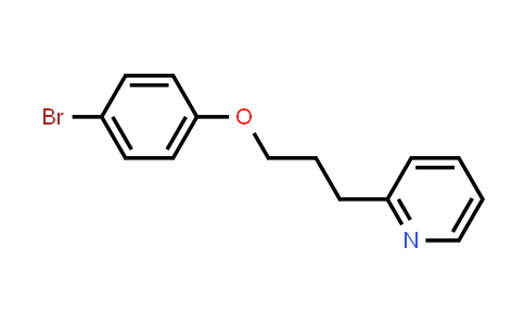 CAS No. 1956365-59-5, 2-(3-(4-Bromophenoxy)propyl)pyridine