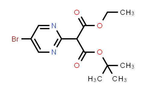 MC536804 | 1956366-57-6 | 1-(tert-Butyl) 3-ethyl 2-(5-bromopyrimidin-2-yl)malonate