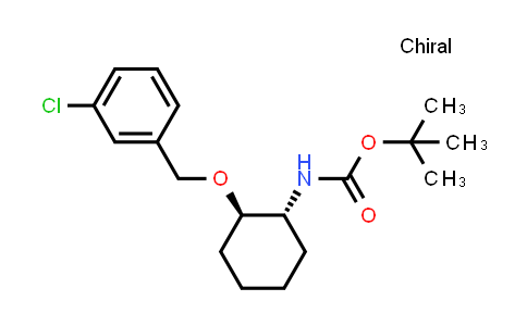 1956370-85-6 | rel-tert-Butyl ((1R,2R)-2-((3-chlorobenzyl)oxy)cyclohexyl)carbamate