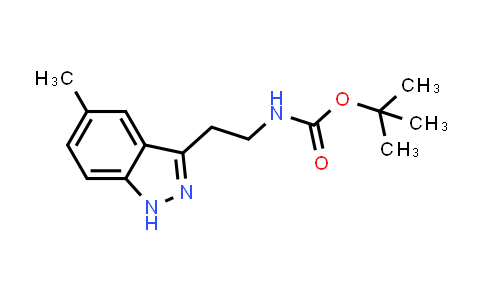 DY536812 | 1956370-87-8 | tert-Butyl (2-(5-methyl-1H-indazol-3-yl)ethyl)carbamate