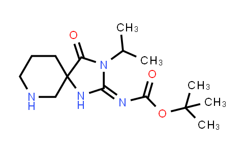 CAS No. 1956426-25-7, (Z)-tert-Butyl (3-isopropyl-4-oxo-1,3,7-triazaspiro[4.5]decan-2-ylidene)carbamate