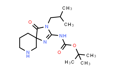CAS No. 1956426-26-8, tert-Butyl (3-isobutyl-4-oxo-1,3,7-triazaspiro[4.5]dec-1-en-2-yl)carbamate