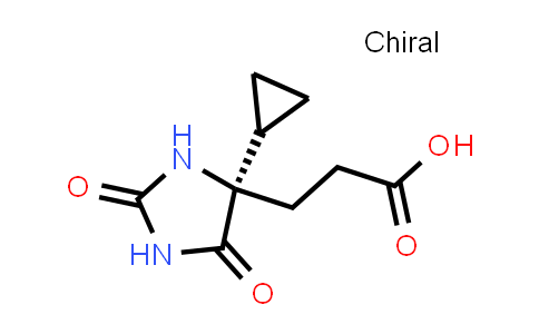 CAS No. 1957284-71-7, (R)-3-(4-Cyclopropyl-2,5-dioxoimidazolidin-4-yl)propanoic acid