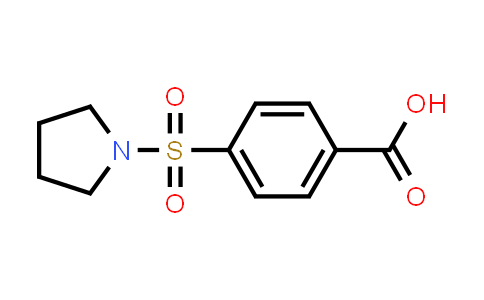 CAS No. 19580-33-7, 4-(Pyrrolidin-1-ylsulfonyl)benzoic acid