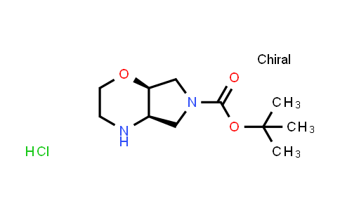 MC536866 | 1958068-89-7 | rel-tert-Butyl (4aR,7aS)-hexahydropyrrolo[3,4-b][1,4]oxazine-6(2H)-carboxylate hydrochloride