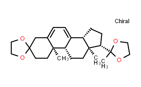 MC536888 | 19592-55-3 | (9S,10R,13S,14R,17S)-10,13-Dimethyl-17-(2-methyl-1,3-dioxolan-2-yl)-1,2,4,9,10,11,12,13,14,15,16,17-dodecahydrospiro[cyclopenta[a]phenanthrene-3,2'-[1,3]dioxolane]