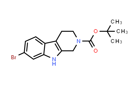 CAS No. 196203-96-0, tert-Butyl 7-bromo-3,4-dihydro-1H-pyrido[3,4-b]indole-2(9H)-carboxylate