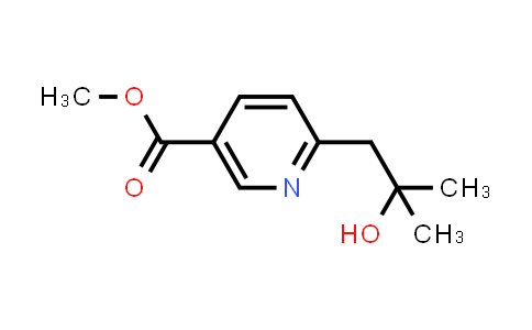 CAS No. 1962973-02-9, methyl 6-(2-hydroxy-2-methylpropyl)nicotinate