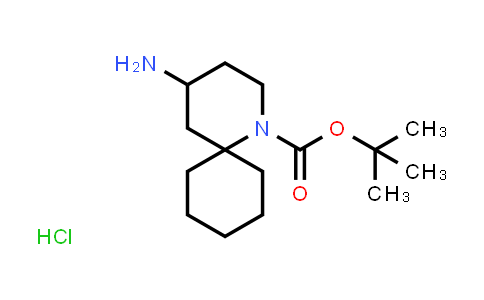 CAS No. 1965309-66-3, tert-Butyl 4-amino-1-azaspiro[5.5]undecane-1-carboxylate hydrochloride