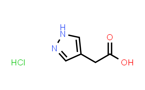 CAS No. 1965310-29-5, 2-(1H-Pyrazol-4-yl)acetic acid (hydrochloride)