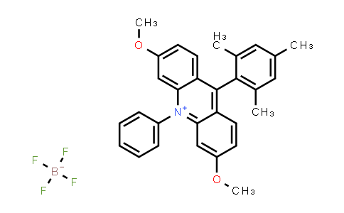 CAS No. 1965330-57-7, 9-mesityl-3,6-dimethoxy-10-phenylacridin-10-ium tetrafluoroborate