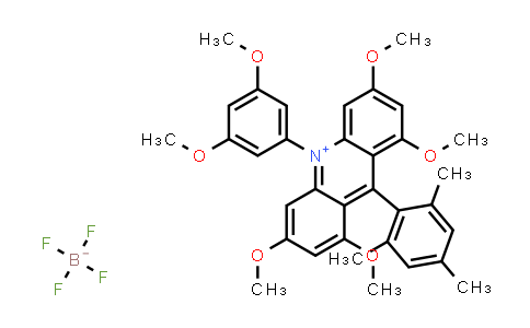 CAS No. 1965330-59-9, 10-(3,5-dimethoxyphenyl)-9-mesityl-1,3,6,8-tetramethoxyacridin-10-ium tetrafluoroborate