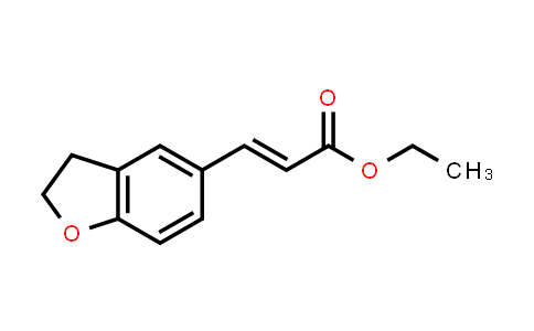 CAS No. 196597-65-6, Ethyl (E)-3-(2,3-dihydrobenzofuran-5-yl)-2-propenoate