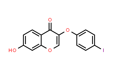 CAS No. 196928-50-4, 7-Hydroxy-3-(4-iodophenoxy)-4H-chromen-4-one