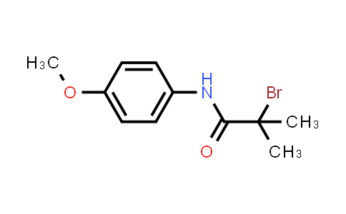 CAS No. 1970-56-5, 2-Bromo-N-(4-methoxyphenyl)-2-methylpropanamide