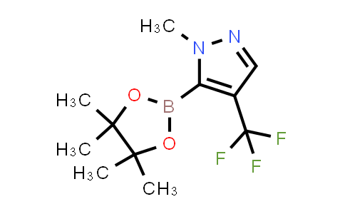 CAS No. 1970184-05-4, 1-Methyl-5-(4,4,5,5-tetramethyl-1,3,2-dioxaborolan-2-yl)-4-(trifluoromethyl)-1H-pyrazole