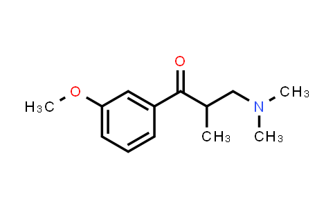CAS No. 197145-37-2, 3-(Dimethylamino)-1-(3-methoxyphenyl)-2-methylpropan-1-one