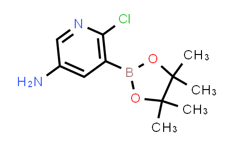 CAS No. 1973516-90-3, 3-Pyridinamine, 6-chloro-5-(4,4,5,5-tetramethyl-1,3,2-dioxaborolan-2-yl)-
