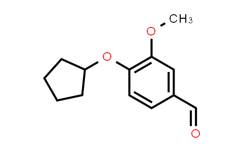 CAS No. 197573-17-4, 4-(Cyclopentyloxy)-3-methoxybenzaldehyde