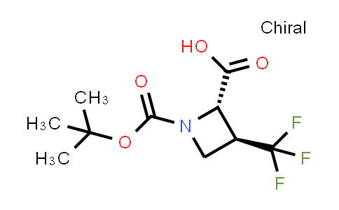 DY537095 | 1977530-97-4 | (2S,3S)-1-(tert-Butoxycarbonyl)-3-(trifluoromethyl)azetidine-2-carboxylic acid