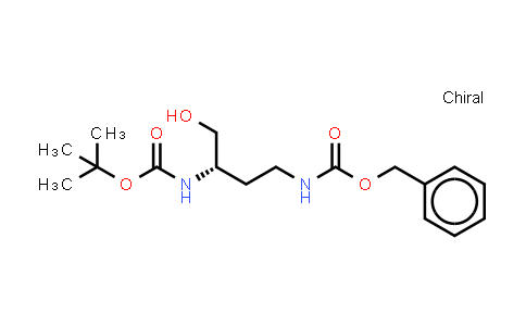 CAS No. 197892-14-1, Benzyl tert-butyl (4-hydroxybutane-1,3-diyl)(S)-dicarbamate