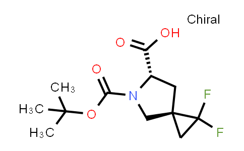 CAS No. 1980007-35-9, (3S,6S)-5-[(tert-Butoxy)carbonyl]-1,1-difluoro-5-azaspiro[2.4]heptane-6-carboxylic acid