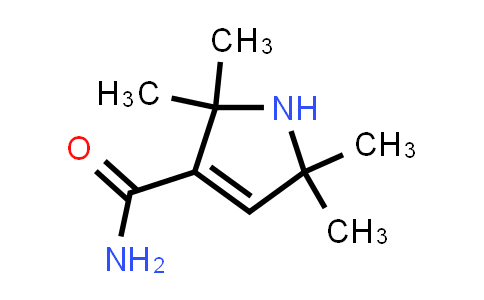 CAS No. 19805-75-5, 2,2,5,5-Tetramethyl-2,5-dihydro-1H-pyrrole-3-carboxamide