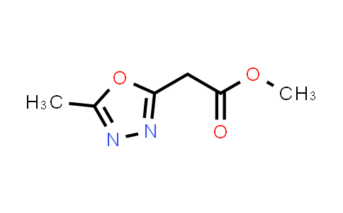 CAS No. 19813-43-5, Methyl 2-(5-methyl-1,3,4-oxadiazol-2-yl)acetate