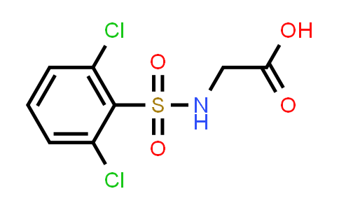 CAS No. 19818-06-5, ((2,6-Dichlorophenyl)sulfonyl)glycine