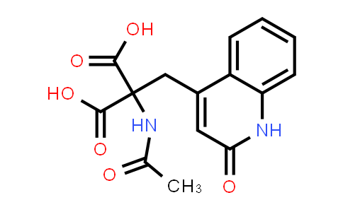 CAS No. 1984832-92-9, 2-Acetamido-2-((2-oxo-1,2-dihydroquinolin-4-yl)methyl)malonic acid