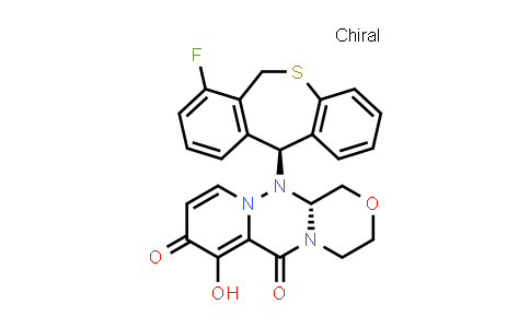1985605-77-3 | (R)-12-((S)-7-Fluoro-6,11-dihydrodibenzo[b,e]thiepin-11-yl)-7-hydroxy-3,4,12,12a-tetrahydro-1H-[1,4]oxazino[3,4-c]pyrido[2,1-f][1,2,4]triazine-6,8-dione