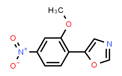 CAS No. 198821-78-2, 5-(2-Methoxy-4-nitrophenyl)oxazole